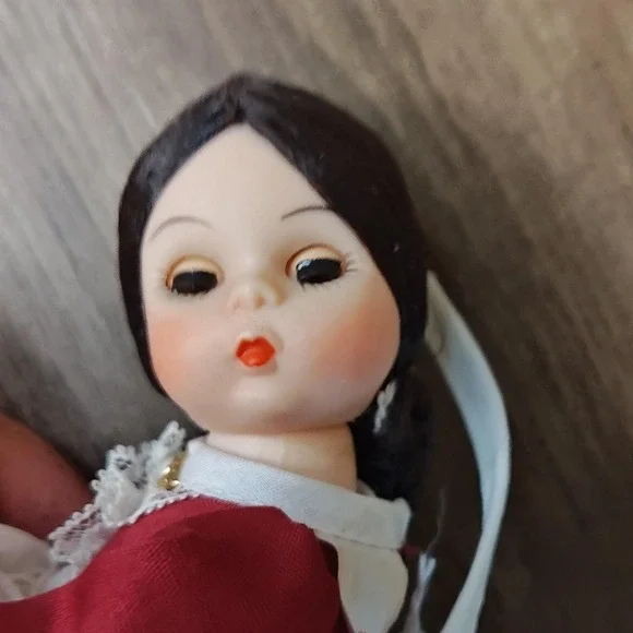 Vintage Madame Alexander-kins Marme Doll Lace Apron USA 8in‎ Collectible Figure - Picture 8 of 12